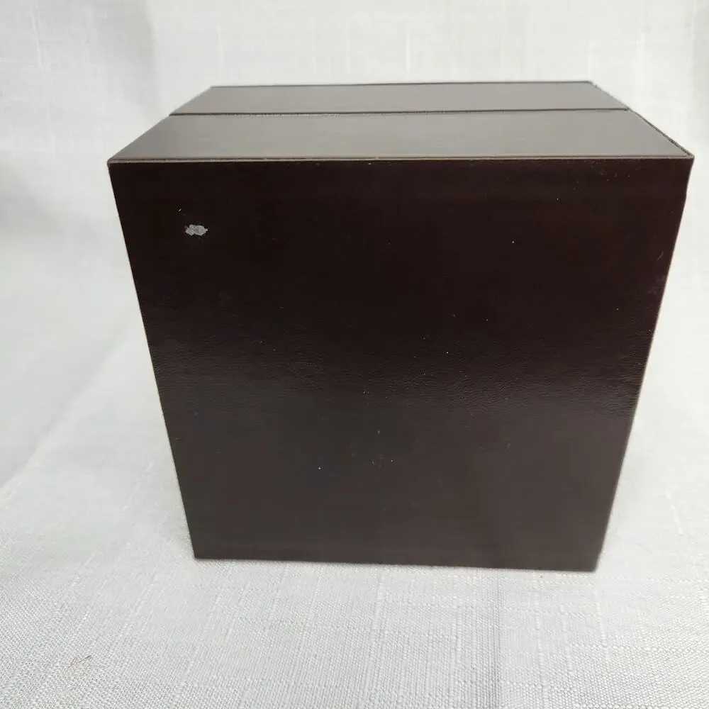 Burberry Empty Box Hinge Lid and Outer Box Square Watch Boxes Vintage